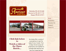 Tablet Screenshot of americourthotels.com